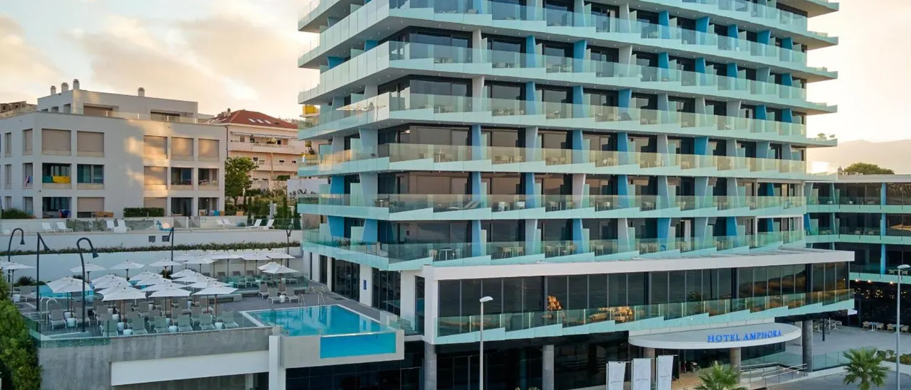 Amphora Hotel Split with its sea-view terraces and pool